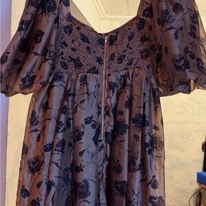 Elegant Floral Midi Dress